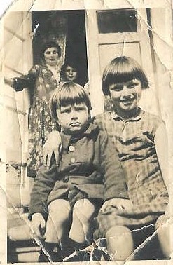 Far og Agnes.jpg - Min far og Agnes (hans søster)